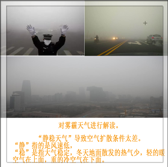 霧霾天氣主要安全，拐彎人多慢行多觀察
