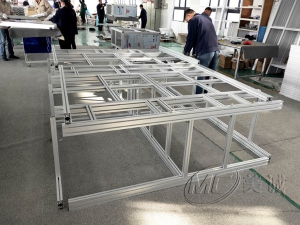 N95口罩機鋁型材機架現(xiàn)貨靠搶？交期靠搶？